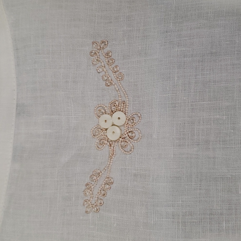 Ladies linen vest - Picture 3 of 10